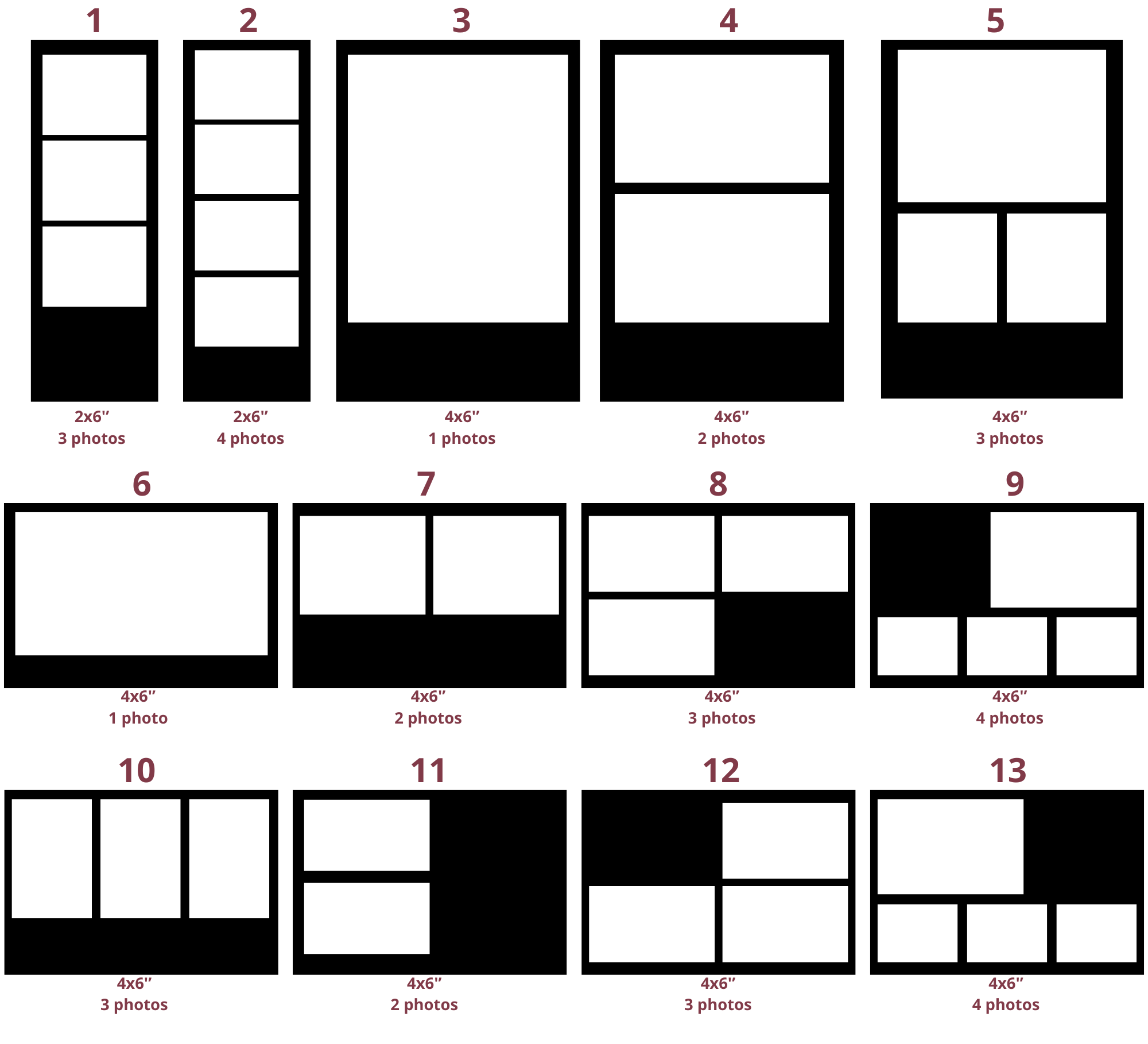 Frames Layouts - Gmz Events